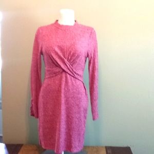 Mid Length Maroon Knee Length Sweater Dress Never Worn XL but fits like a Medium